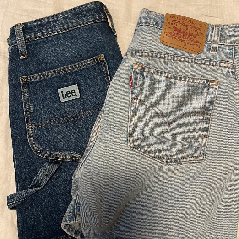 A Pair of Jean Shorts (Levi’s and Lee)